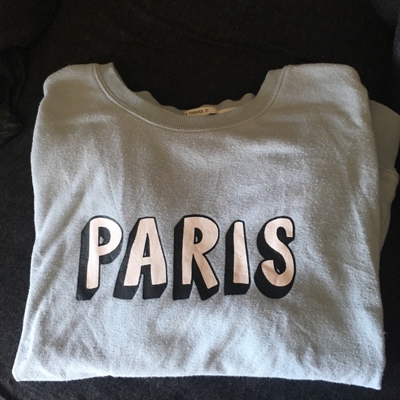 Forever 21 Paris Graphic Crew Neck - Picture 2 of 3